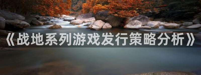bg大游官网注册平台官网：《战地系列游戏发行策略分析》