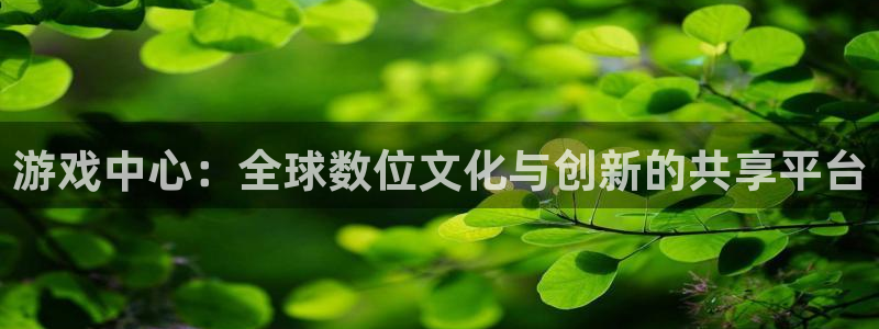 陕西bg大游子文化创意有限公司有什么游戏：游戏中心：全球数位文化与创新的共享平台